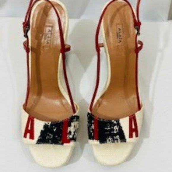 Alaia Wedge heel Sandal - Picture 2 of 10